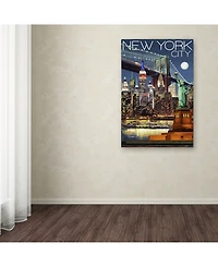 Lantern Press 'New York' Canvas Art
