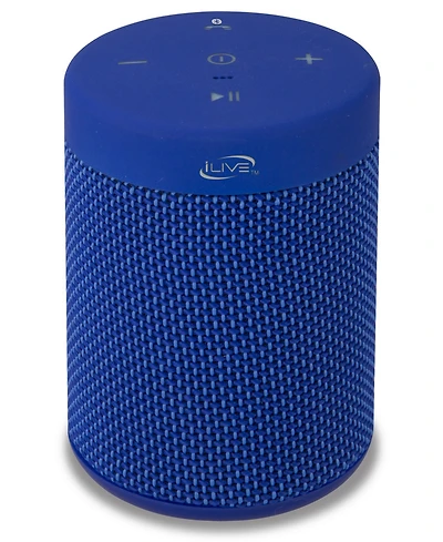 iLive Portable IPX5 Waterproof Wireless Speaker with Rubberized Coating, ISBW108BU