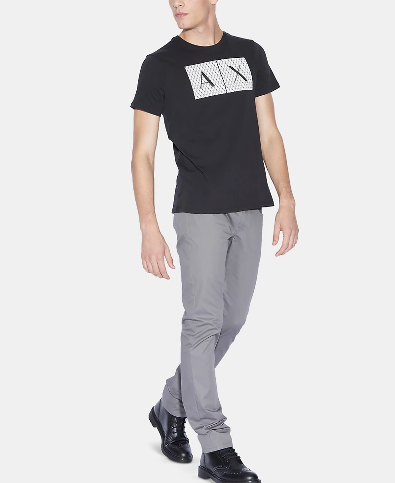 A|X Armani Exchange Men's Foundation Triangulation T-Shirt