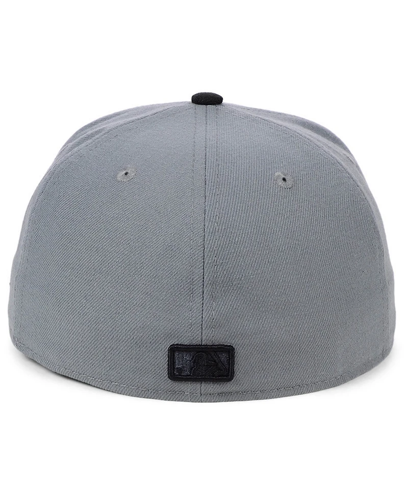 New Era York Yankees Basic Gray Black 59FIFTY Fitted Cap