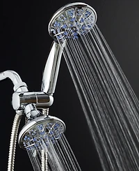 AquaDance Antimicrobial 30-setting Shower Combo Sunset Blue Jets