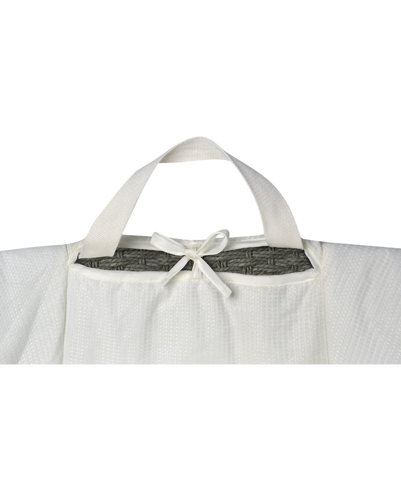 Badger Basket Unisex Wicker-Look Woven Baby Moses Basket With Bedding