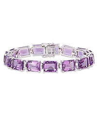 Amethyst (45 ct. t.w.) Tennis Bracelet in Sterling Silver