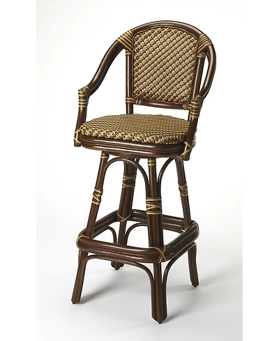 Butler Specialty Renata Rattan Bar Stool