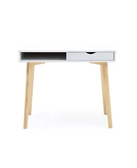 Ac Pacific Austin Contemporary Home Office Desk with Storage Drawers