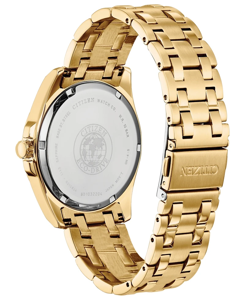 Citizen Eco-Drive Men's Corso Gold-Tone Stainless Steel Bracelet Watch 41mm