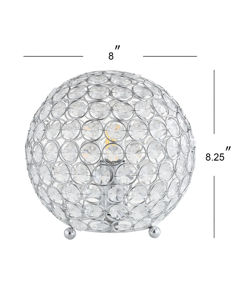 Jonathan Y Gemma 8.25" Acrylic/Metal Led Table Lamp
