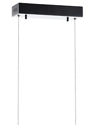 Jonathan Y Ali 34.5" Dimmable Adjustable Integrated Led Metal Linear Pendant