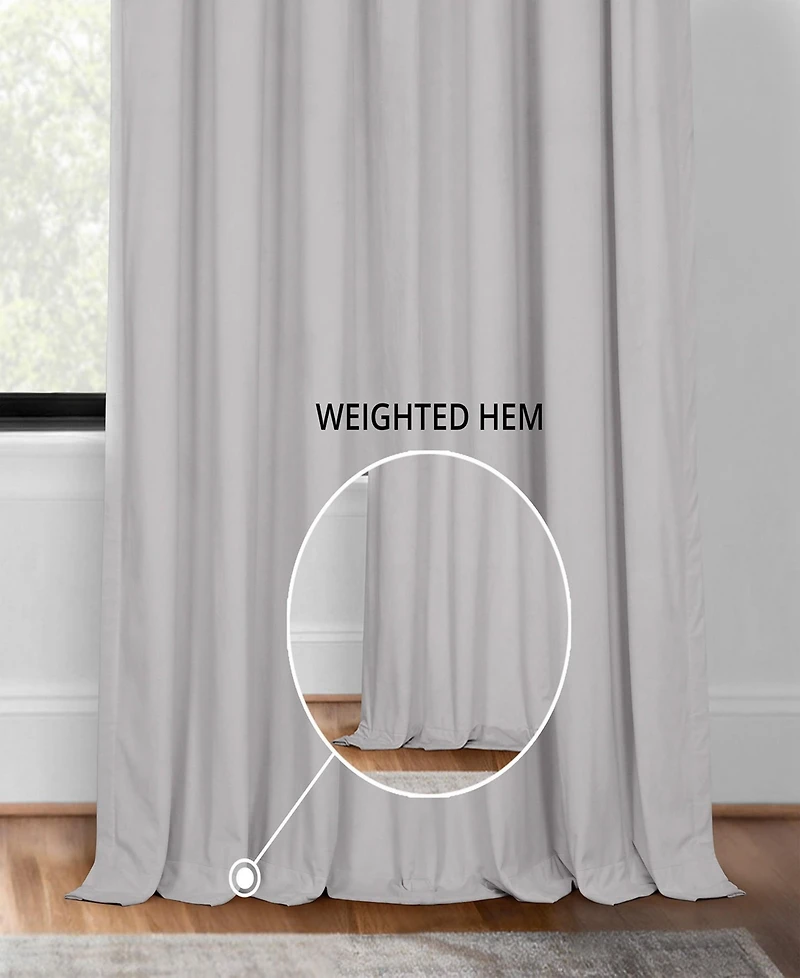 Exclusive Fabrics & Furnishings Signature Blackout Extra Wide Velvet Panel