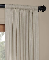 Half Price Drapes Heavy Faux Linen Curtain