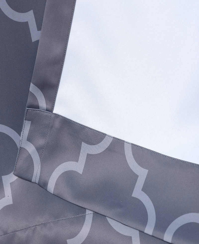 Half Price Drapes Seville Geometric Room Darkening Curtain