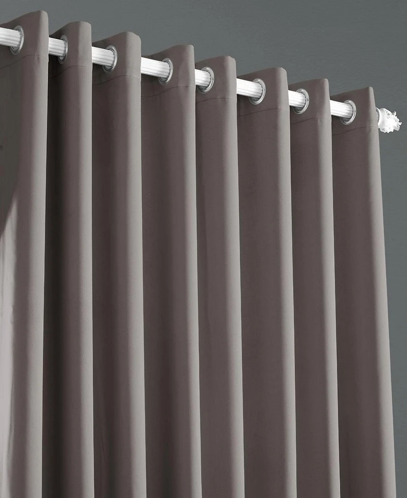 Half Price Drapes Extra Wide Grommet Room Darkening Curtain