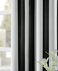 Half Price Drapes Awning Striped Room Darkening Curtain