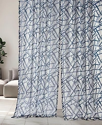 Half Price Drapes Abstract Printed Sheer Curtain