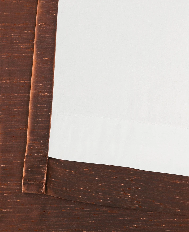 Half Price Drapes Mist Greige Vintage Textured Faux Dupioni Silk Curtain