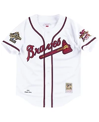 Mitchell & Ness Men's Chipper Jones Atlanta Braves Authentic Cooperstown Jersey
