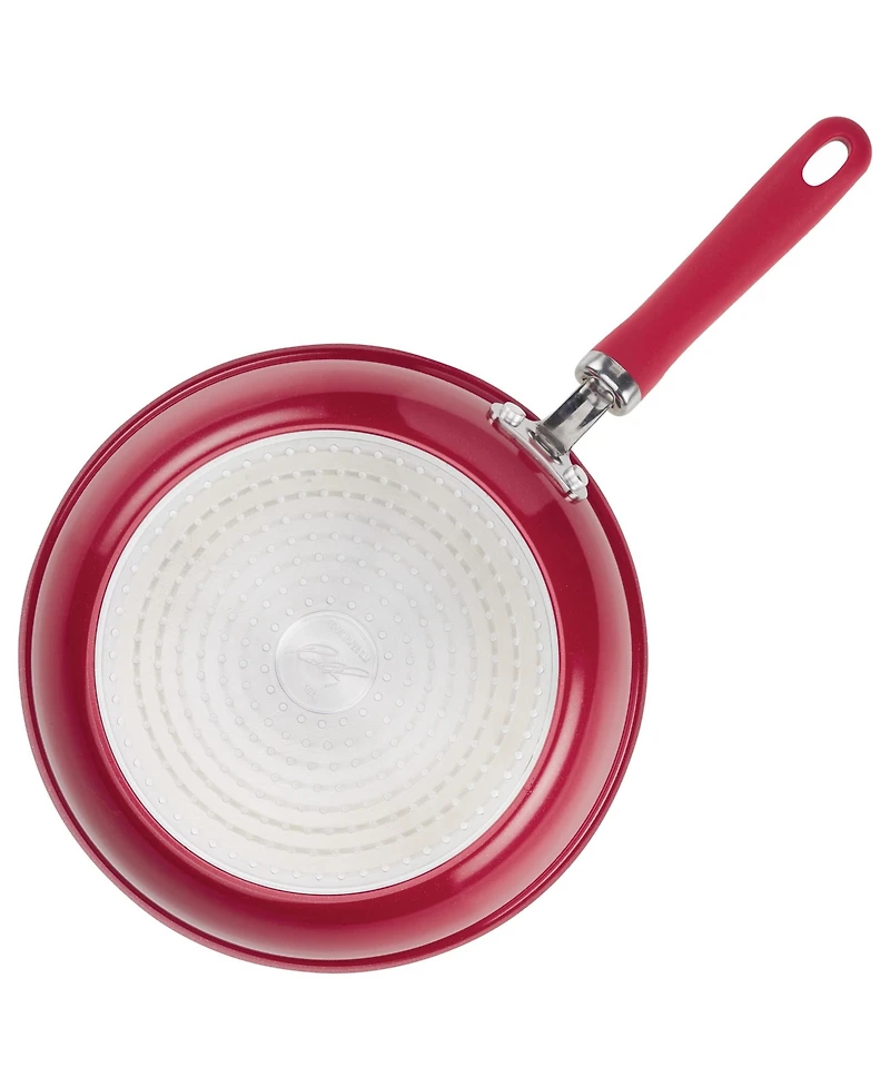 Rachael Ray Create Delicious Aluminum Nonstick Skillet 9.5" and 11.75" Twin Pack
