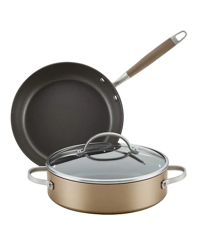 Anolon Advanced Home Hard-Anodized Nonstick 3-Pc. Cookware Set