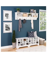 Prepac 60" Wide Hanging Entryway Shelf