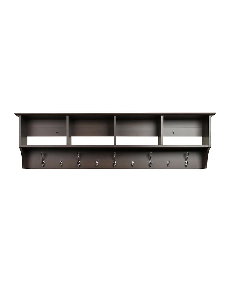 Prepac 60" Wide Hanging Entryway Shelf
