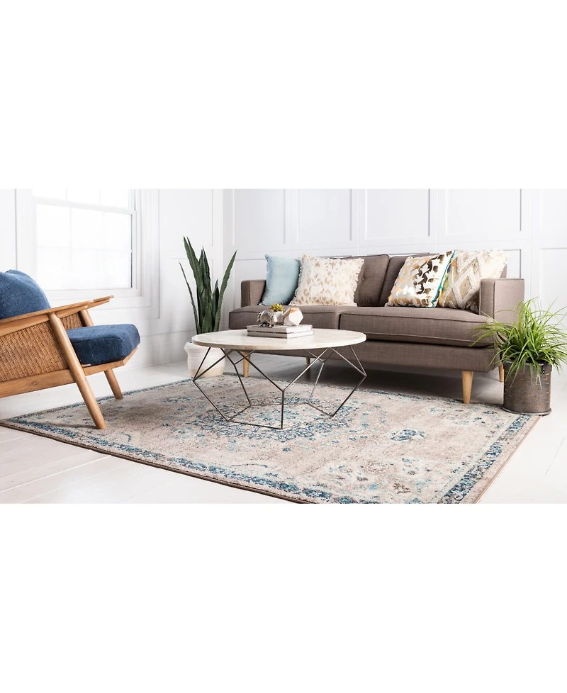 Closeout! Bayshore Home Lorem Lor1 5' 3" x 7' 7" Area Rug