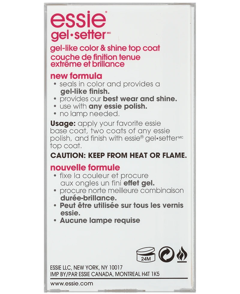 essie gel-setter top coat