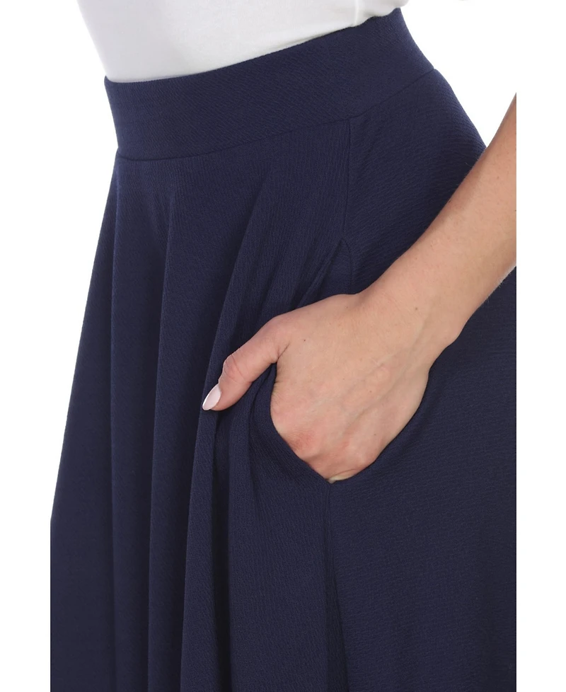 White Mark Saya Flare Skirt