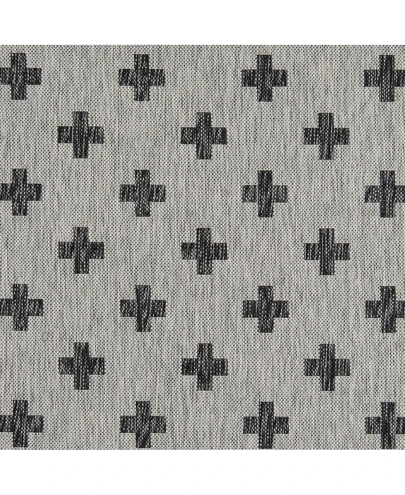 Novogratz Villa Vi- Gray 3'3" x 5' Outdoor Area Rug