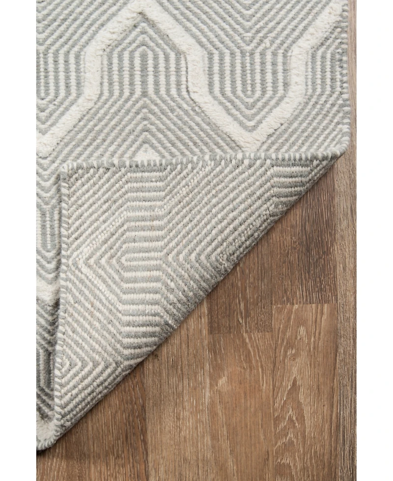 Erin Gates Langdon Lgd-1 Prince Gray 3'9" x 5'9" Area Rug