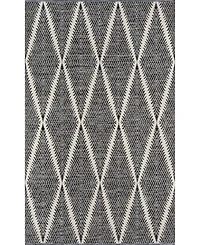 Erin Gates River Riv-1 Machine-Washable Beacon Citron 7'6" x 9'6" Area Rug