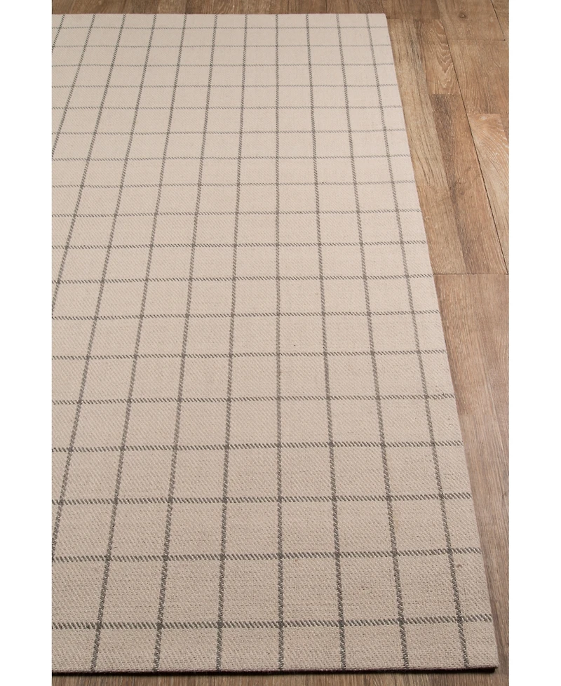 Erin Gates Marlborough Mlb-2 Deerfield Gray 2'3" x 8' Runner Area Rug