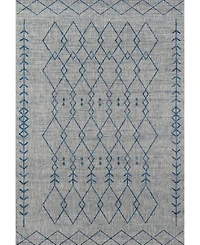 Novogratz Villa Vi-08 Gray 3'3" x 5' Outdoor Area Rug