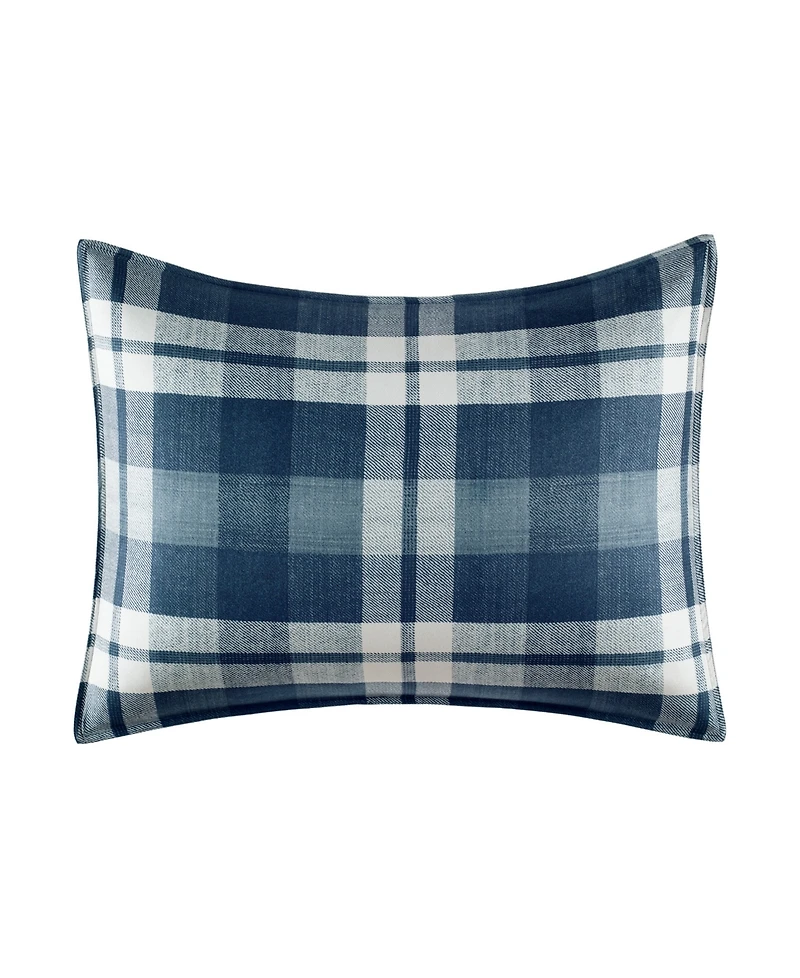 Nautica Crossview Plaid Microsuede 2 Piece Comforter Set, Twin/Twin Xl