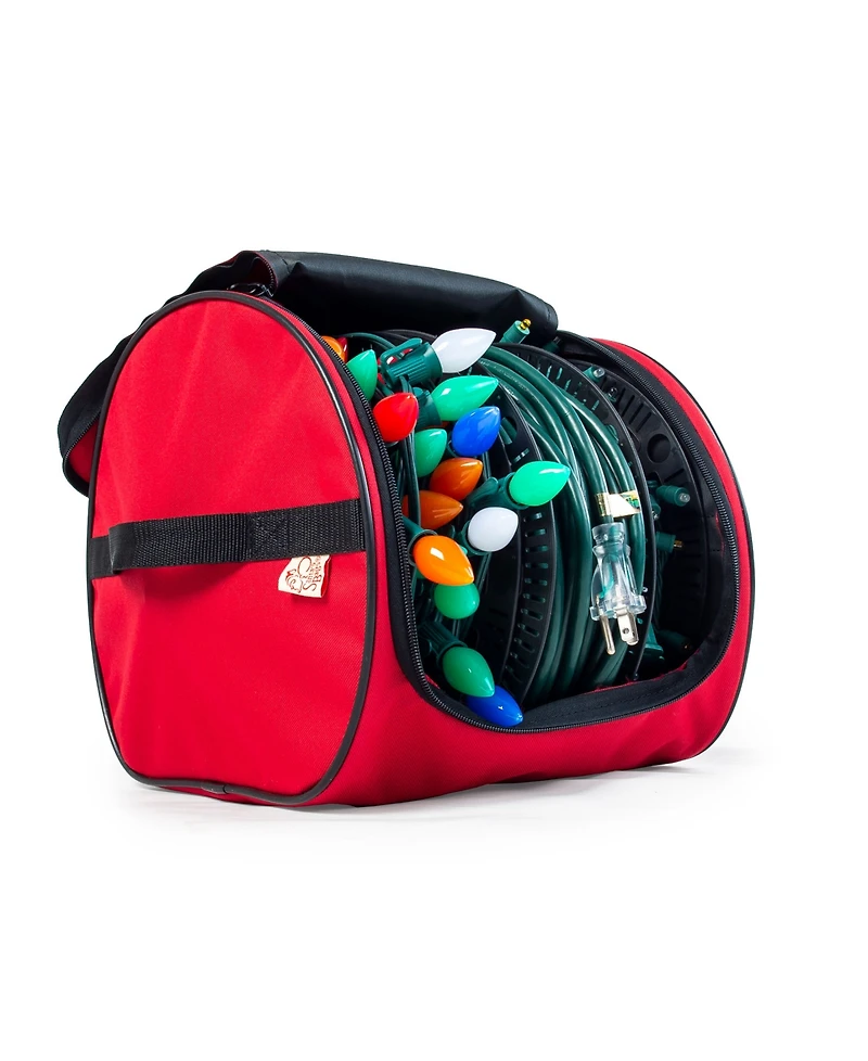 Santa's Bag Christmas Light Storage Reels and Organizer