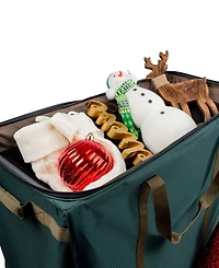 TreeKeeper Rolling Multi Use Christmas Decoration Storage Bag with Wheels
