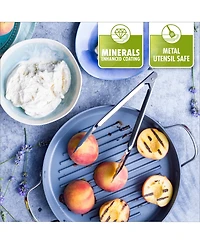 GreenPan Valencia Pro 11" Ceramic Non-Stick Round Grill Pan