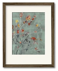 Courtside Market Wildflower Watercolors Ii Framed Matted Art Collection