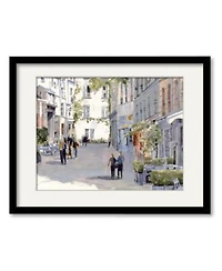Courtside Market Paris Street Framed Matted Art Collection