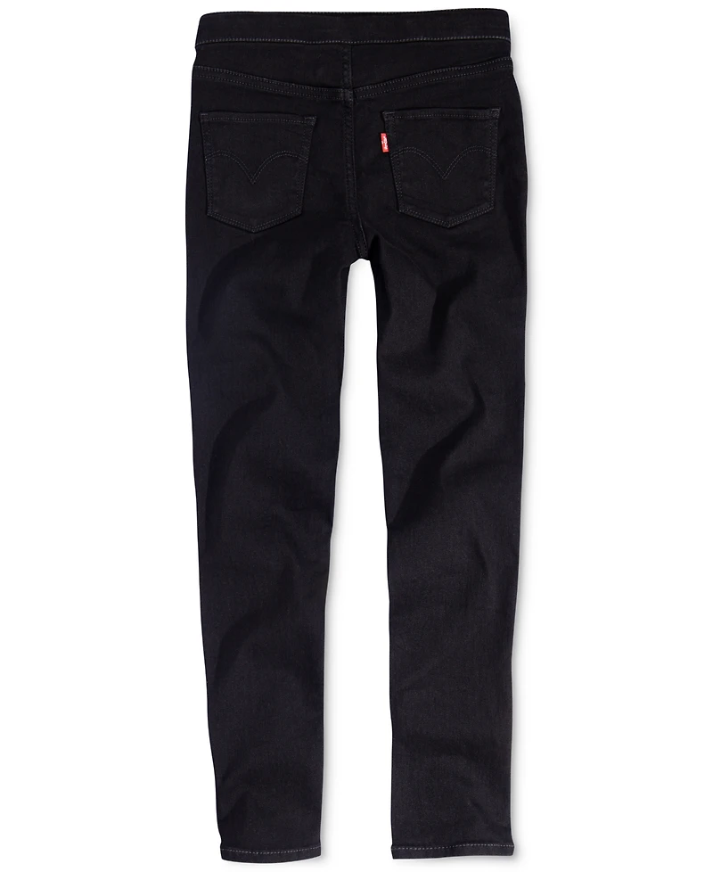 Levi's Little Girls Adjustable Waistband Stretch Jeggings