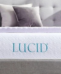 Lucid Dream Collection 5 Zone Lavender Memory Foam Mattress Toppers