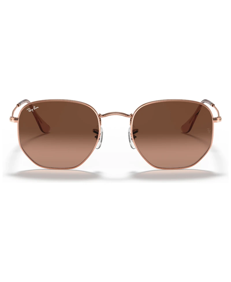 Ray-Ban Unisex Sunglasses, RB3548N Hexagonal Flat Lenses