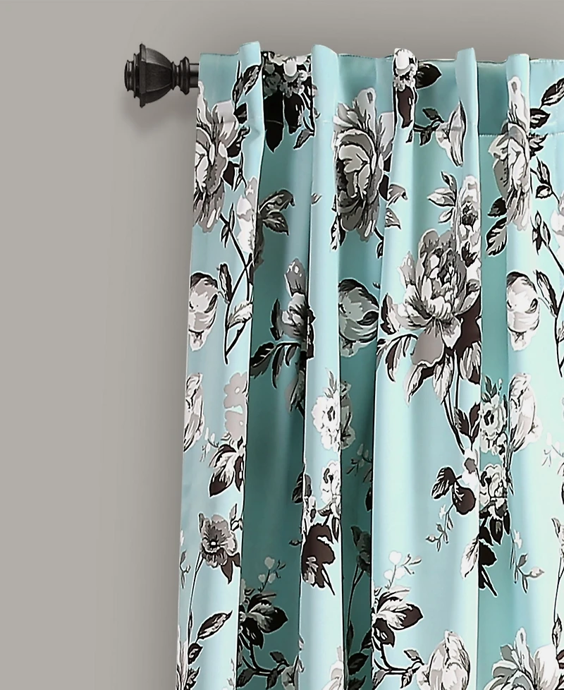 Tania Floral 52" x 84" Curtain Set