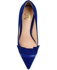 Journee Collection Women's Marek Ruffle Detail Dress Pumps