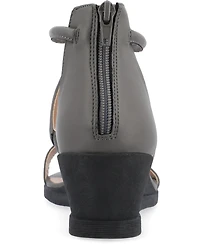 Journee Collection Women's Trayle Wedge Sandals