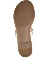 Journee Collection Women's Zailie Strappy Gladiator Flat Sandals