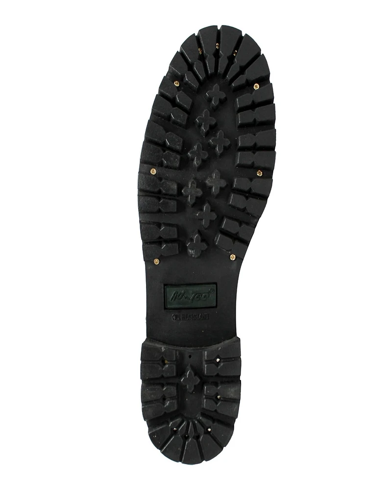 AdTec Men's 9" Waterproof Steel Toe Logger Black