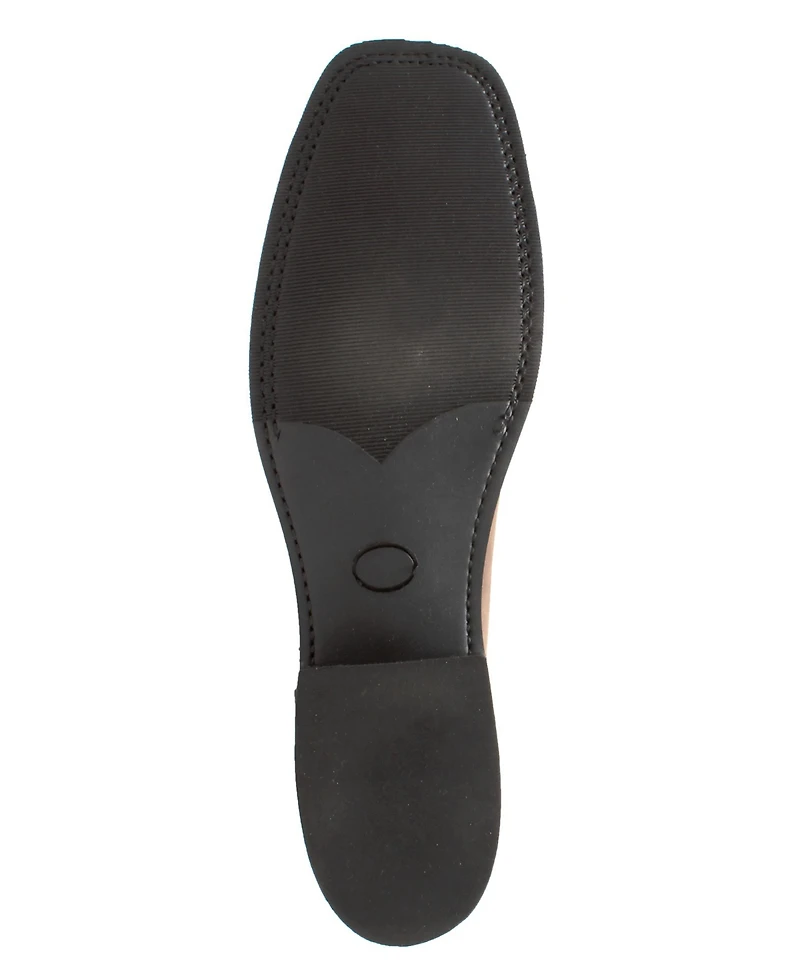 AdTec Men's 12" Work Western Square Toe Black/Brown