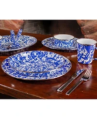 Golden Rabbit Swirl Enamelware Collection 20" Serving Tray
