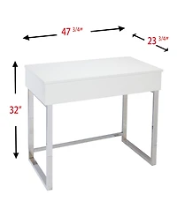 Southern Enterprises Ghent Adjustable Height Sit Stand Desk