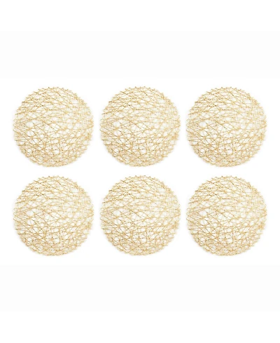 Woven Paper Round Placemat
